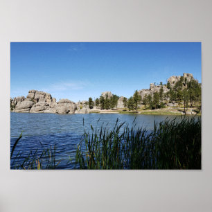 Poster Sylvan Lake, Black Colinas, Custer, Dakota do Sul