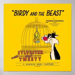 Poster SYLVESTER™ E TWEEY™ Birdy e Besta