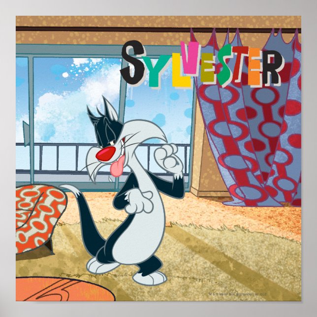 Pôster Sylvester Paw Up (Frente)