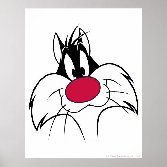 Pôster SYLVESTER™ Red Nose Face (Frente)