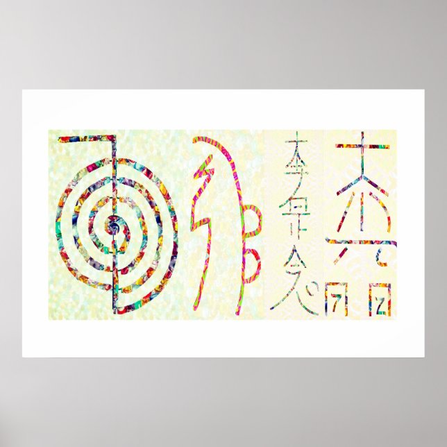 Poster SYMBOL ART 2014 - Prática Mestra em Reiki (Frente)