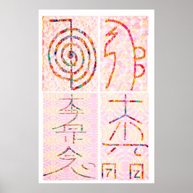 Poster SYMBOL ART 2014 - Prática Mestra em Reiki (Frente)