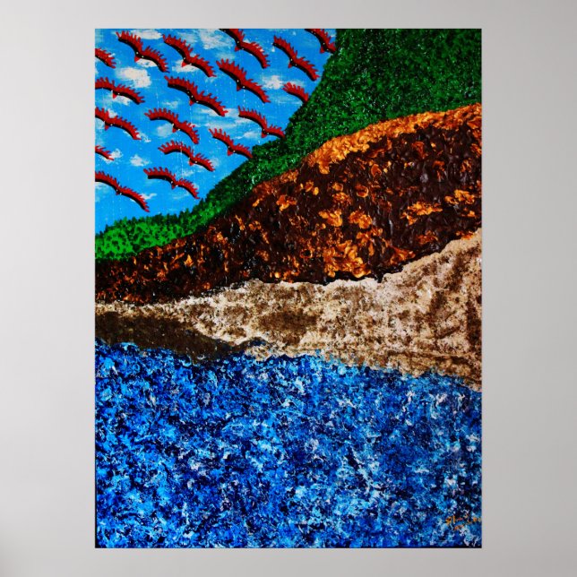 Pôster "Synchronicity 3 (alto contraste)" (Frente)