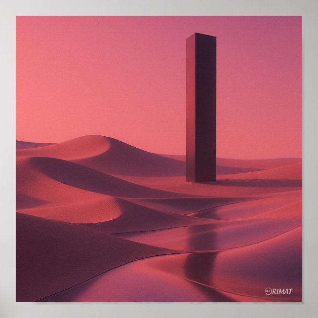 Poster Synthetic Dunes (Frente)