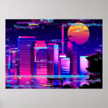 Synthwave Neon City - Falha de Tokio