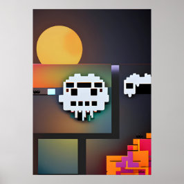 Poster Synthwave Neurality Modernist