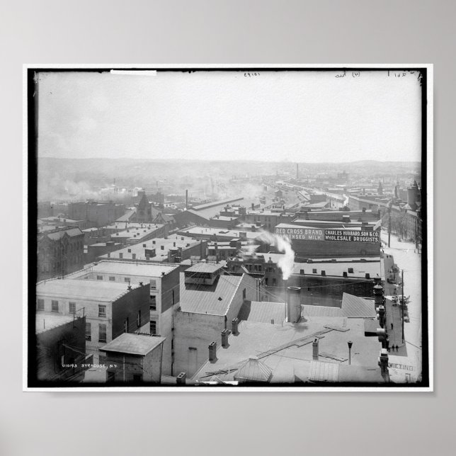 Poster Syracuse, N.Y. c1900 (Frente)