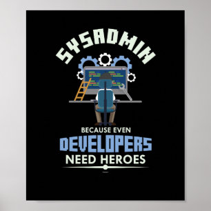 Poster Sysadmin porque mesmo os colaboradores precisam