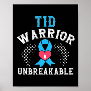 Poster T1d Guerreiro Diabetes Inseparável Mês B