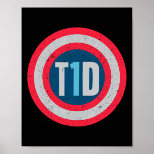 Poster T1d Homens com Sensibilização para a Diabetes Tipo