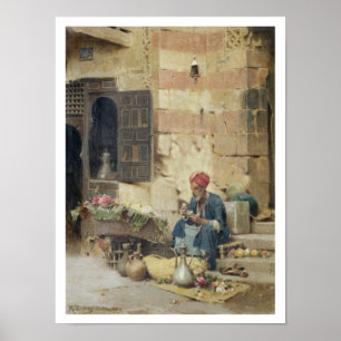 Pôster T32410 The Flower Seller, 1891 (panel)