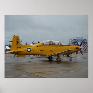 Poster T-6A Texano II Centenário da Disponibilidade Naval