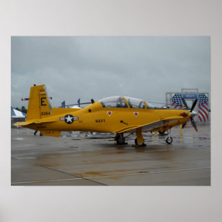Poster T-6A Texano II Centenário da Disponibilidade Naval