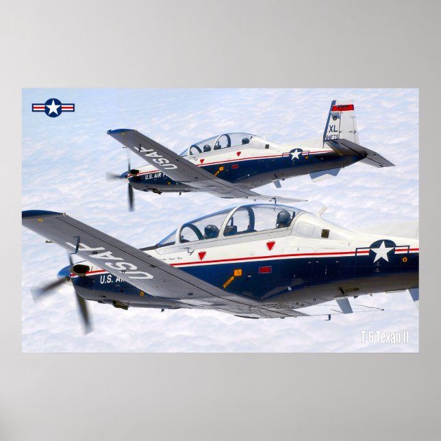 POSTER T-6A TEXÃO II (Frente)