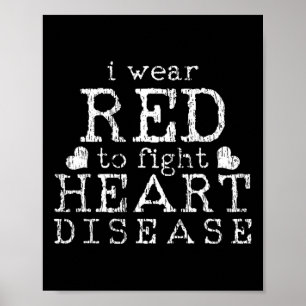 Poster T Camisa Combater Doença Cardíaca Teto Presente Gu