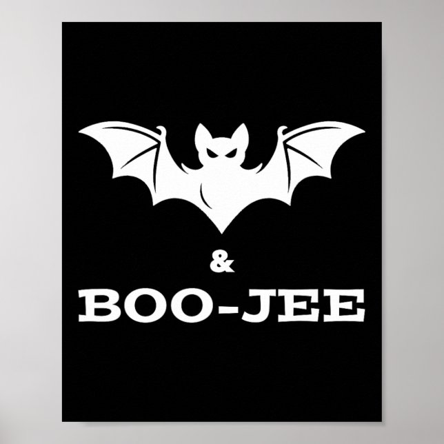 Poster T E Boojee Boujee Halloween Truque Ou Tr (Frente)