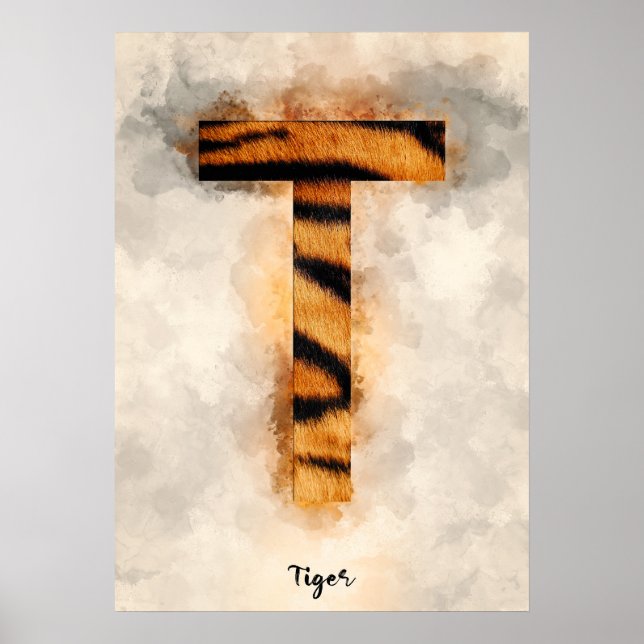 Poster T é para Tiger (Frente)