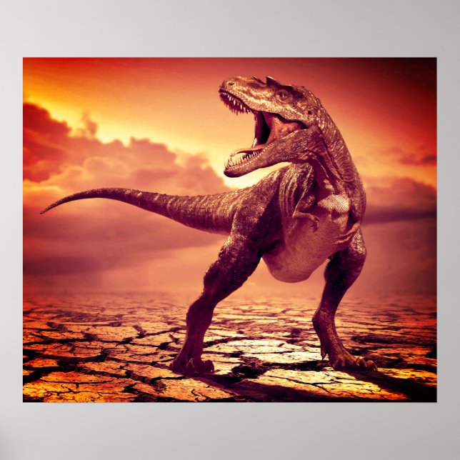 Poster T-rex Dinosaur (Frente)