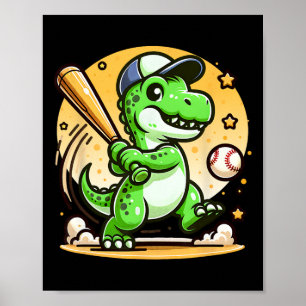 Poster T-rex Dinossauro Bate-Vende Jogador Macio Meninos