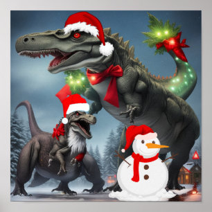 Poster T-Rex Natal