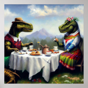 Poster T Rex Picnic