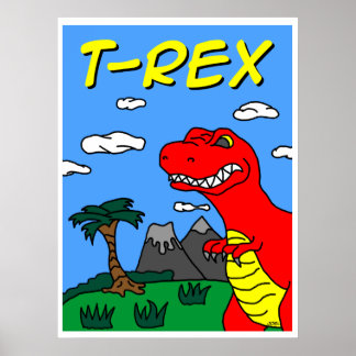 Poster T-Rex Poster! 24x32 Roar!!!