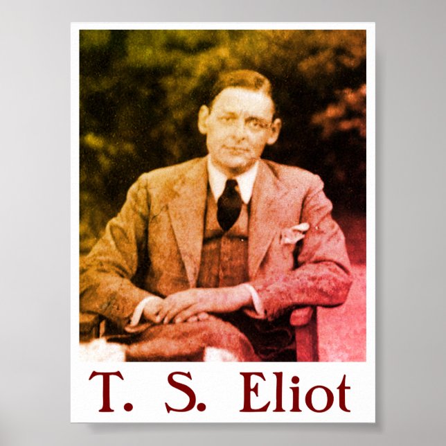 Poster T. S. Eliot (Frente)