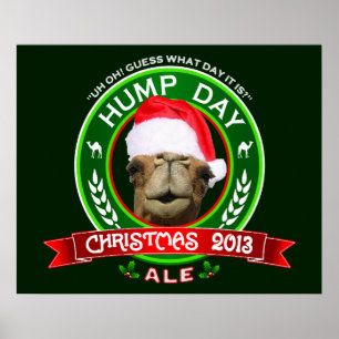 Poster T-shirt da cerveja inglesa do Natal do dia de