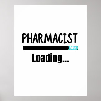 Poster T-Shirt de Carregamento de Farmacêutico