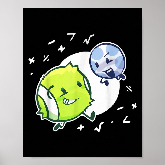 Poster T-shirt tênis Ball and Golf Ball Duo Math_1.png (Frente)