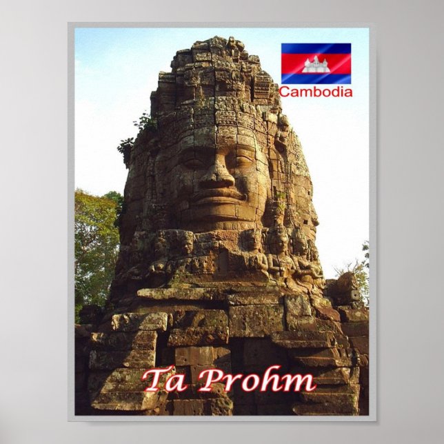 Poster Ta Prohm - Camboja - (Frente)
