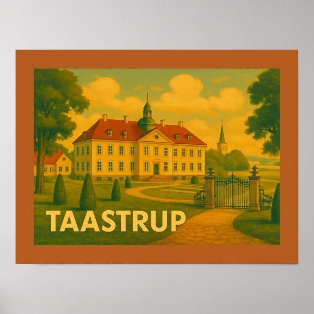 Poster Taastrup Denmark Tower (Frente)