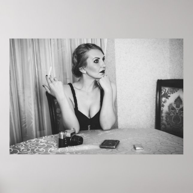 Poster Tabagismo de mulheres (Frente)