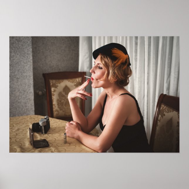 Poster Tabagismo de mulheres (Frente)