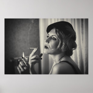 Poster Tabagismo de mulheres