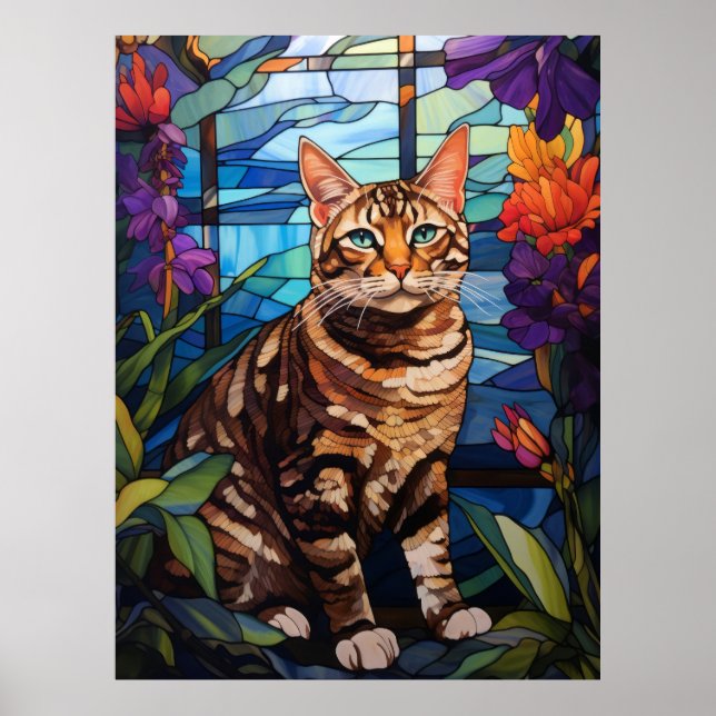 Poster Tabby Cat (Frente)