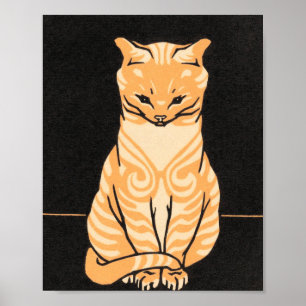 Poster Tabby Cat - Julie De Graag