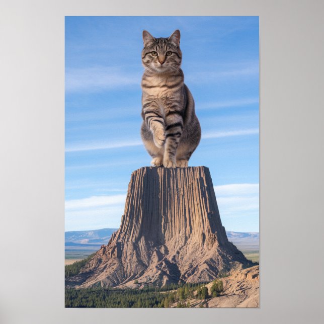 Poster Tabby Torre Giant do Diabo (Frente)