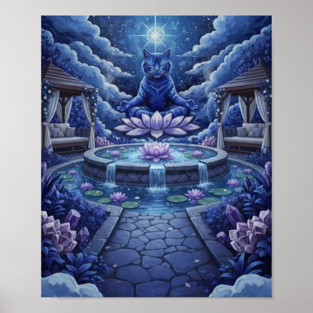 Poster TabbyCatMeditation (Frente)