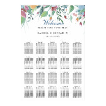 tabela de assentos de casamentos de cor azul-poeir