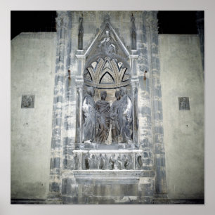 Pôster Tabernáculo com quatro santos coroados