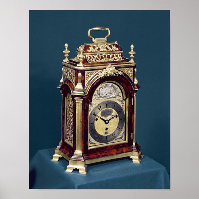 Pôster Table clock, c.1750 (Frente)