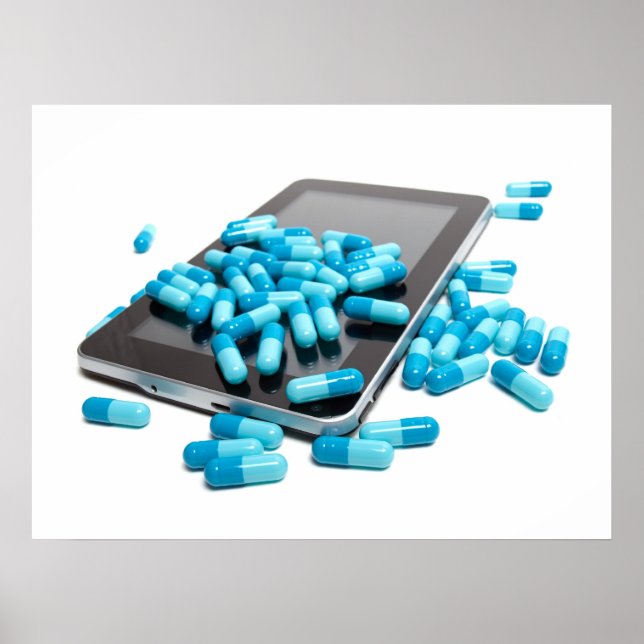 Poster Tablet and pills (Frente)