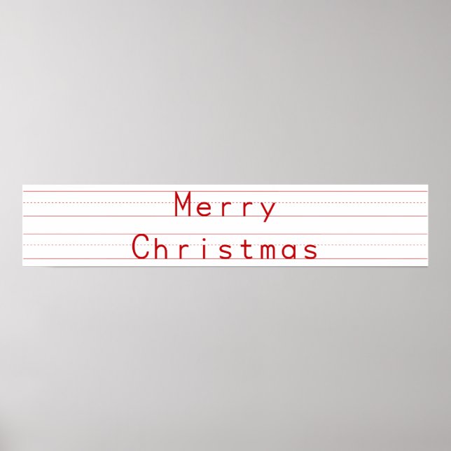 Poster Tablet de Escrevendo Chefe Grande (Frente)