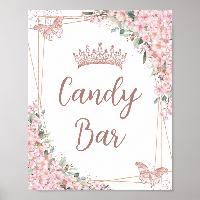 Poster Tablete de Chocolate com Flores de Cerejeira em Do (Frente)