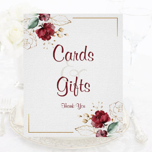 Poster Tabletop Floral Floral Dourado Watercolor