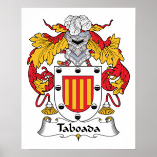 Pôster Taboada Family Crest