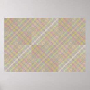 Poster Tabuleiros de xadrez com fator de sobreposição