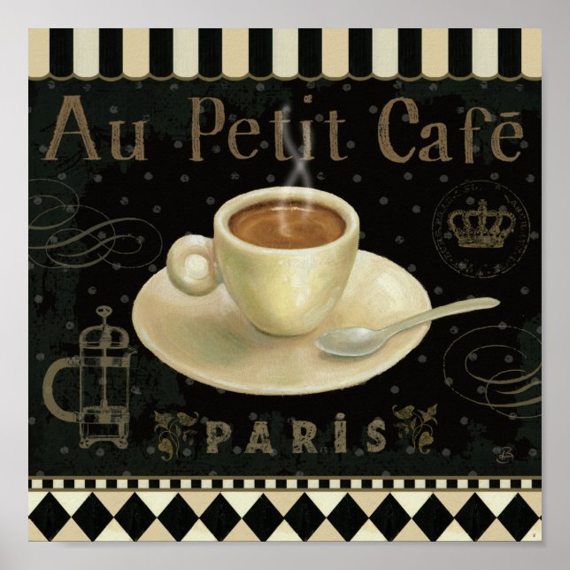 Poster Taça de Cappuccino (Frente)