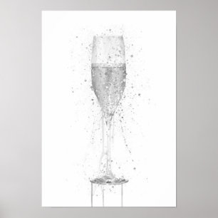 Poster Taça de Champanhe